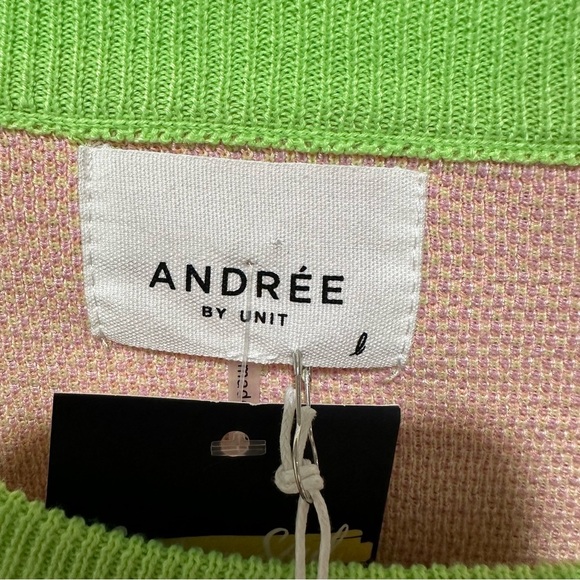 **NWT** Andrew By Unit Colorblock Sweater - Picture 5 of 16